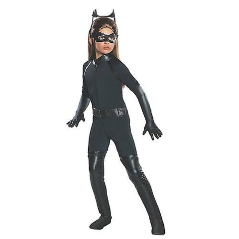 Girl's Deluxe Catwoman Costume - Dark Knight Trilogy | Horror-Shop.com
