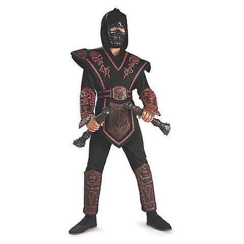 Boy's Red Skull Warrior Ninja Costume | Horror-Shop.com
