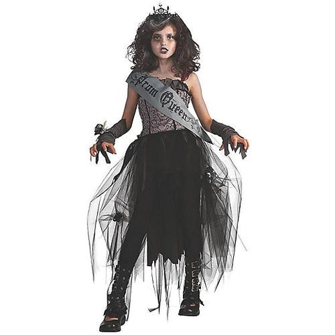 Girl's Gothic Prom Queen Costume