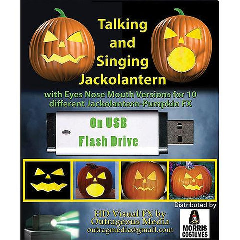 Jack-O'-Lantern Talking Digital Decor