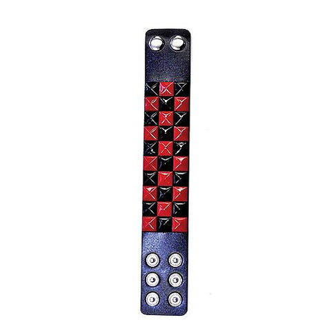 Bracelet Black W/Black/Red Stu