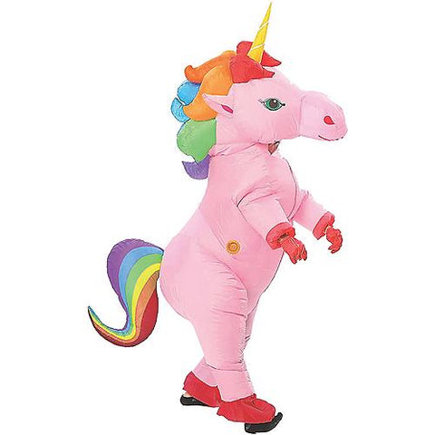 Pink Inflatable Unicorn Adult