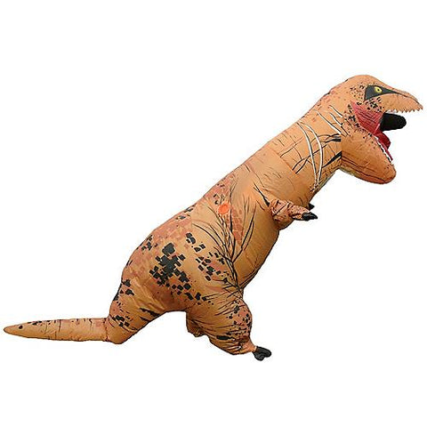 T-Rex Brown Dino Inflatable Costume Adult