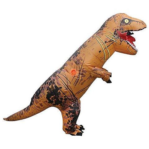 T-Rex Brown Dino Inflatable Costume Child