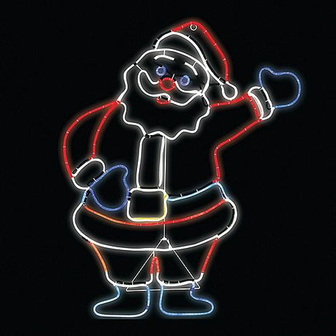 Santa "Light Glo" LED Neon Sign