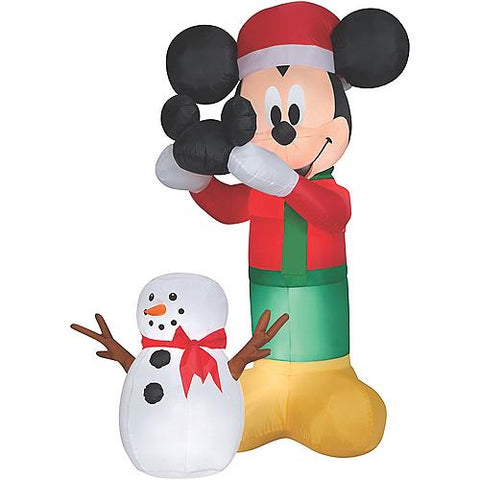 Airblown Mickey Snowman Inflatable