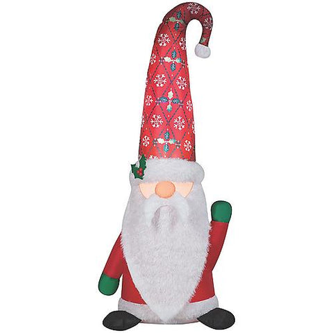 Airblown Mixed Media Christmas Tomten Inflatable