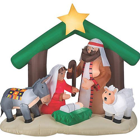 Airblown Holy Family Nativity Large Inflatable Scene