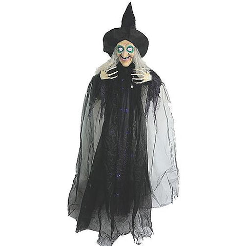 72" Animated Hanging Witch