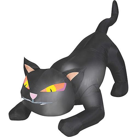 28" Airblown Outdoor Black Cat - Small