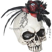 skull-with-flower