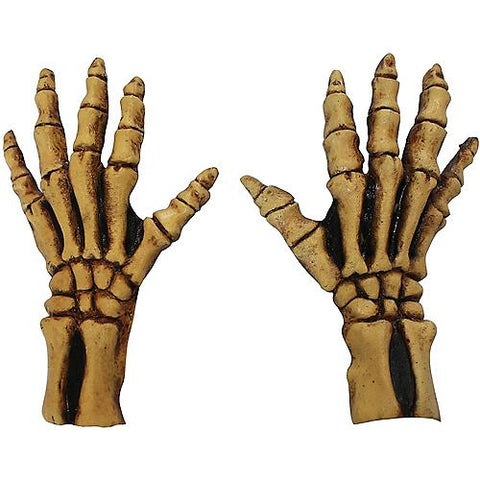 Bone Color Skeleton Hands - Adult