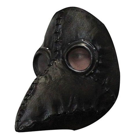 Plague Doctor Black Latex Mask