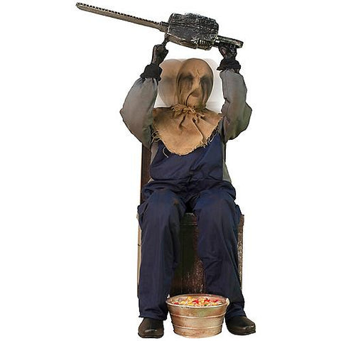 45" Chainsaw Greeter Animated Prop