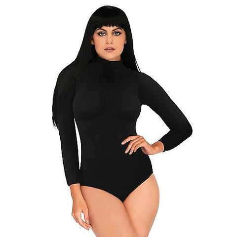 Women's High Neck Bodysuit with Snap Crotch