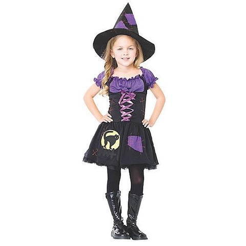 Girl's Black Cat Witch Costume