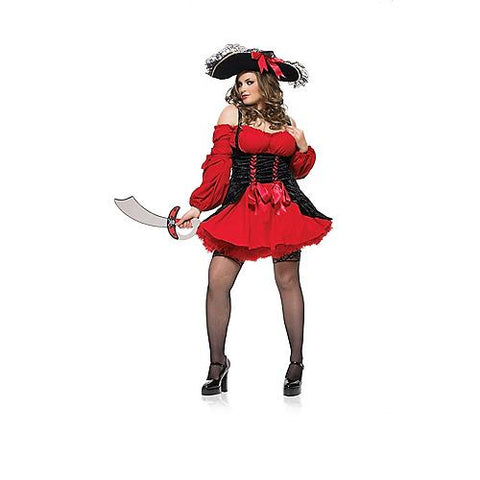 Women's Plus Size Vixen Pirate Wench Costume | Horror-Shop.com