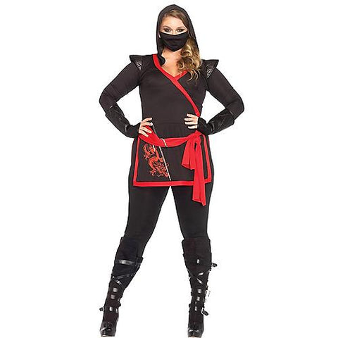 Women's Plus Size Ninja Assassin Costume | Horror-Shop.com
