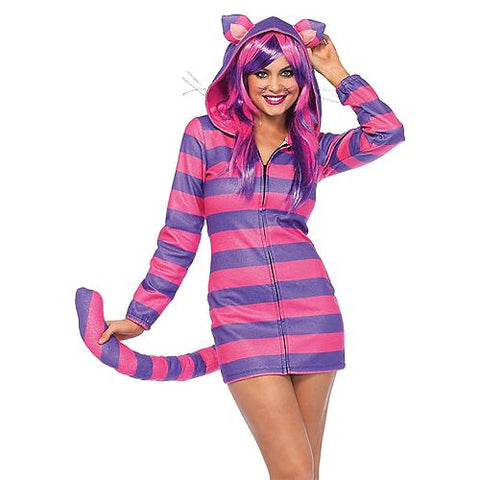 Women's Cozy Cheshire Cat Cozy Costume | Horror-Shop.com