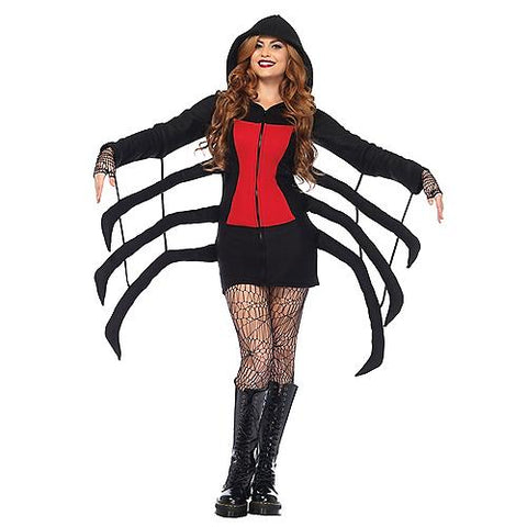 Women's Cozy Black Widow Spider Costume | Horror-Shop.com