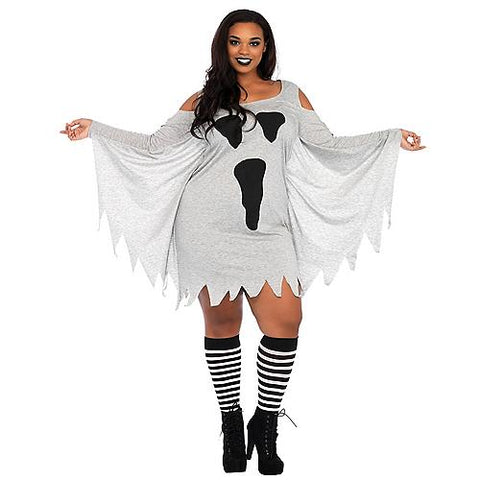 Women's Plus Size Jersey Ghost Dress | Horror-Shop.com