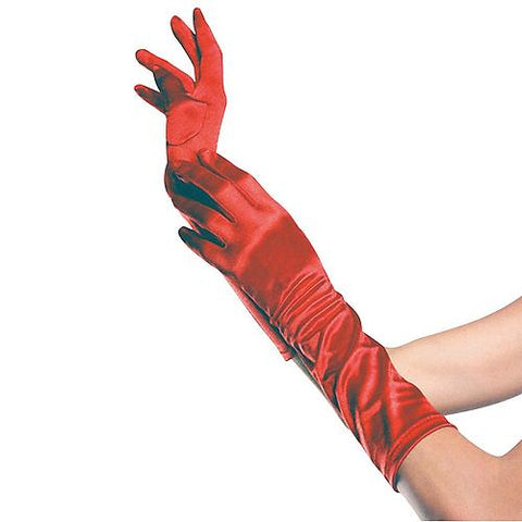 Elbow Length Satin Gloves | Horror-Shop.com