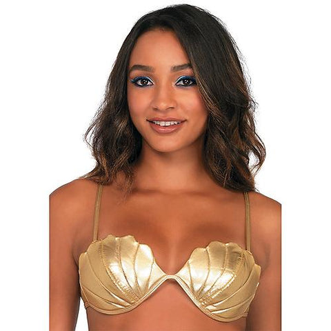 Gold Mermaid Shell Bra