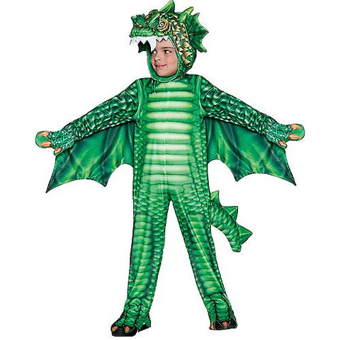 Toddler Green Dragon Printed
