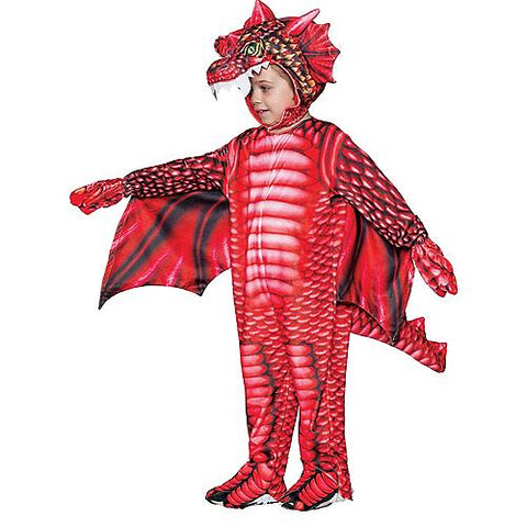 Toddler Red Dragon Printed