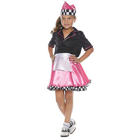 Girl's 50s Car Hop Costume | Horror-Shop.com