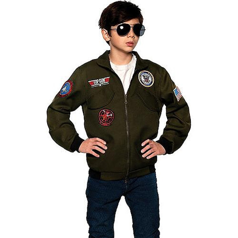 Navy Top Gun Pilot Jacket Child Costume | Horror-Shop.com