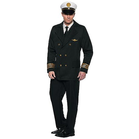 Deluxe Pan Am Air Pilot Adult Costume | Horror-Shop.com